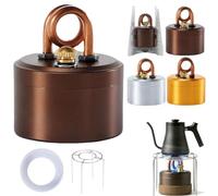 Mini réchaud à alcool - Mini brûleur à spiritueux d'extérieur portable haute puissance et réchaud à alcool, réchaud de camping léger en aluminium avec support stable pour la randonnée, le brassage du