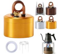 Mini réchaud à alcool - Mini brûleur à spiritueux d'extérieur portable haute puissance et réchaud à alcool, réchaud de camping léger en aluminium avec support stable pour la randonnée, le brassage du