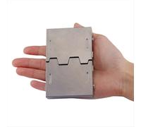 Mini réchaud à alcool solide Peninsula Titanium pour camping, ébullition d'eau, séchage du thé, tête pliable