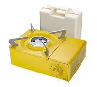 Mini réchaud au butane portable - Camping et randonnée à gaz avec allumage piézo électrique et étui de transport