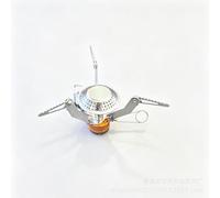 Mini réchaud de camping avec alimentation piézoélectrique 3000 W, réchaud à gaz avec alimentation piézoélectrique, coupe-vent, petit réchaud portable pliable, brûleur à gaz, réchaud à gaz compact pour