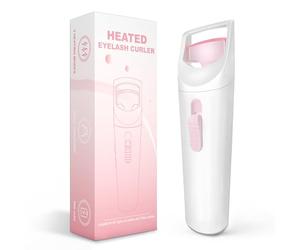 Mini recourbe-cils électrique chauffant avec 3 modes de chauffage et batterie de 800 mAh, rechargeable par USB, outils de maquillage pour femme, cadeau - Curling naturel, longue durée 24 heures
