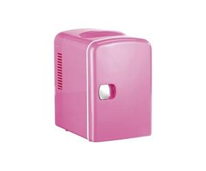 Mini réfrigérateur 2 en 1 avec prise 12 / 230 V - Rose