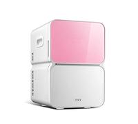 Mini réfrigérateur 22 L pour voiture (couleur : rose, taille : A)