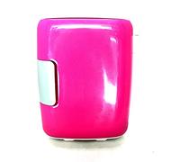 Mini réfrigérateur, 4 L, refroidisseur et réchauffeur, petit réfrigérateur portable avec alimentation CA/CC, mini réfrigérateur de maquillage personnel pour les soins de la peau, chambre, bu