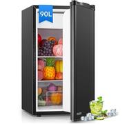 Mini Réfrigérateur 90L, Contrôle De La Température, Petit Frigo De Chambre/Dortoir/Bureau, Silencieux, Pose Libre Sous Le Comptoir