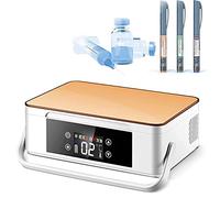 Mini réfrigérateur à insuline, boîte réfrigérée, portable, pour voiture, maintien au frais entre 2 et 8 °C, batterie au lithium rechargeable intégrée, pour médicaments contre le diabète, Cha