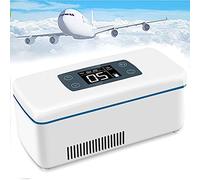 Mini réfrigérateur à insuline, glacière portable pour médicaments, chargeur USB pour voiture, longue durée de fonctionnement de 12 heures, température constante, affichage LED 2-8 ℃, pour vo