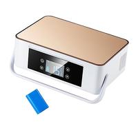 Mini réfrigérateur à insuline pour voiture, boîtier de voyage, réfrigérateur USB portable avec poignée, maintien au frais entre 2 et 8 °C, pour voiture, voyage et maison, 1 batterie, couleur