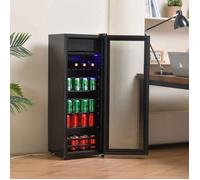 Mini Réfrigérateur à Température Réglable - LANGTU - Petit Frigo de Chambre - Noir - 76L - Classe énergétique E