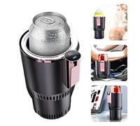 Mini réfrigérateur chauffe-tasse pour voiture, refroidisseur de tasse pour voiture, porte-gobelet pour réfrigérateur, chauffage électrique pour café, canettes de boisson (couleur : violet, t