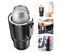Mini réfrigérateur chauffe-tasse pour voiture, refroidisseur de tasse pour voiture, porte-gobelet pour réfrigérateur, chauffage électrique pour café, canettes de boisson (couleur : noir, tai