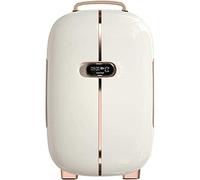 Mini réfrigérateur cosmétique de voiture - 12 litres, petit et léger, faible bruit, double porte, blanc