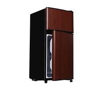 Mini réfrigérateur, Couleur du Grain en Bois, idéal pour la Chambre, Salon et Petit Espace de Bureau, éconore et Silencieux