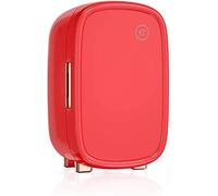 Mini réfrigérateur de beauté de maquillage 12 L, réfrigérateur cosmétique portable compact et silencieux pour les soins de beauté de la peau à la maison/voiture, cadeau pour femmes et filles, rouge