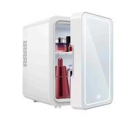 Mini Réfrigérateur De Maquillage, Mini Réfrigérateur De Soins De La Peau De 6 L Avec Miroir Lumineux LED À Intensité Variable Et Fonction De Refroidissement Et De Réchauffement Thermoélectrique
