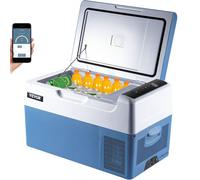 VEVOR Glacière électrique Frigo de Voiture Réfrigérateur de Voiture Portatif Réfrigération Rapide Contrôle Précis 22L