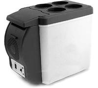 Mini réfrigérateur de voiture, double usage, refroidisseur de boissons, chauffe-plat, ABS, portable, pour voyage en plein air