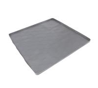 Mini Réfrigérateur en Silicone Tapis, 60x60x2cm Sous Tapis de Réfrigérateur Mini-Réfrigérateur Plateaux à Goutte à Goutte Empêchent Les Fuites d'Eau et Les Dommages Au Sol (Gris)
