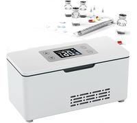 Mini-réfrigérateur/glacière pour stylos à insuline diabétiques, température intelligente de 2 à 8 °C, réfrigérateur médical, glacière de voiture, étui de voyage, une seule batterie