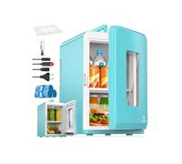 Mini réfrigérateur - KESSER - 15L - Fonction chauffage - Portable - Bleu clair