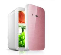 Mini Réfrigérateur Portable, 8 L, Compact, Prise Allume-Cigare 220 V Ca Et 12 V CC, Contrôle Numérique De La Température, Fonction Froid/Chaud., Pink