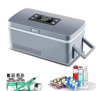 Mini réfrigérateur portable à insuline, mini sac isotherme électrique intelligent, avec câble de chargement USB pour voiture, glacière de voyage, avion, voiture, famille, batterie 220 V (2 b