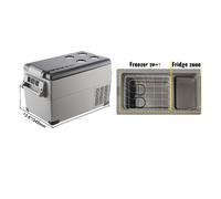 Mini-réfrigérateur portable, capacité 22L, zone de refroidissement efficace, 35L