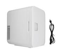 Mini Réfrigérateur Portable Compact, 6 L, Alimenté par USB, Refroidisseur Personnel, pour Soins de la Peau, Petit Refroidisseur Personnel, Stockage de Lait pour Soins de la Peau, Boissons, Aliments, M