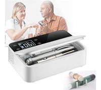Mini réfrigérateur portable de grande capacité, affichage LED 0-8 ℃, refroidisseur de médicaments, 8 à 24 heures, rechargeable, voyage, maison, travail, voyage d'affaires, 2 piles ()