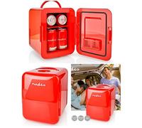 Mini réfrigérateur portable - NEDIS - 4L - Rouge - Chauffage & refroidissement - Poignée transport