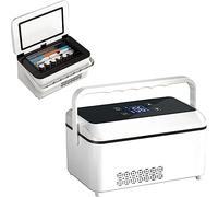 Mini-réfrigérateur portable pour insuline, glacière médicale, petite boîte de voyage pour médicaments, réfrigérateur à insuline, adapté au stockage de médicaments contre le diabète (interfér