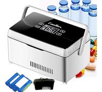 Mini réfrigérateur portable pour médicaments à insuline, réfrigérateur à insuline pour voyage, glacière pour médicaments, conteneur réfrigéré pour voyage avec écran LCD