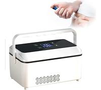 Mini réfrigérateur portable pour médicaments, refroidisseur d'insuline, intelligent avec grand espace de réfrigération pour sac isotherme médical pour voyage, quadbattery