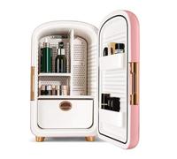 Mini réfrigérateur portable pour soins de la peau et maquillage pour chambre à coucher Rose 12 l