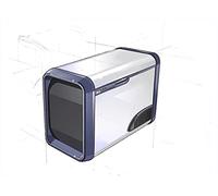 Mini réfrigérateur portable pour voiture, 25 L, 12/24 V CC, compresseur 110/240 V CA, pour l'extérieur (couleur : A, taille : 12 V-110-220 V)