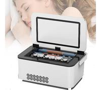 Mini-réfrigérateur pour insuline, étui isotherme portable pour insuline, boîte réfrigérée électrique à température constante 13600 mAh, fonctionne sur une seule batterie.