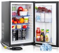 Mini réfrigérateur-refroidissement par absorption-Smad-45L-noir-autoportant-sans givre