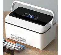 Mini réfrigérateur refroidisseur d'insuline, réfrigérateur à médicaments, boîtier de réfrigération portable pour voiture, refroidisseur de médicaments pour diabète, grande capacité, contrôle