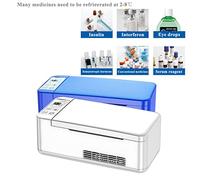 Mini-réfrigérateurs Boîte médicale portative de mini réfrigérateur de réfrigérateur d'insuline for la capacité 320 ML de la batterie 6700mAh de capsules d'interféron de sérum d'insuline Pour voiture,