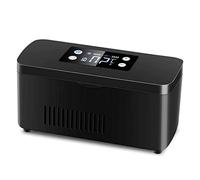 Mini-réfrigérateurs Boîte réfrigérée à insuline refroidisseur refroidissement médicament réfrigérateur affichage LCD étui à pilules médicament chaud double étui de voyage maison Pour voiture, voyage(P