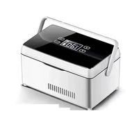 Mini-réfrigérateurs Insuline Cooling Box Voiture Maison Insuline Stockage Réfrigérateur Écran Tactile LED Médicament Réfrigérateur pour les voyages en voiture dans un dortoir de chambre à coucher(With