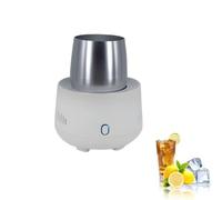 Mini Refroidisseur De Bouteilles, Tasse Refroidissante Portable USB, Refroidisseur Rapide Pour Bière Jus Vin Et Eau, Pour Bureau, Voiture Et Voyage,White-12.5 * 12.5 * 10cm