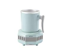 Mini Refroidisseur D'eau - Tasse Rafraîchissante Portable À Refroidissement Rapide, Motif Jaune, Poignée Antidérapante, Refroidisseur De Bureau Pour Café Thé Bière Jus Bureau,Green-12 * 16cm