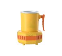 Mini Refroidisseur D'eau - Tasse Rafraîchissante Portable À Refroidissement Rapide, Motif Jaune, Poignée Antidérapante, Refroidisseur De Bureau Pour Café Thé Bière Jus Bureau,Yellow-12 * 16cm