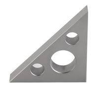 Mini règle à Angle droit en alliage d'aluminium mat à 45/90 degrés, outil de mesure pour le travail du bois