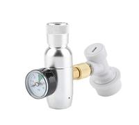 Mini régulateur de fût, chargeur de Co2, régulateur de fût de bière portable, mini régulateur de chargeur de fût, régulateur de Co2 16g, kit de chargeur pour brassage domestique, (0-60PSI)