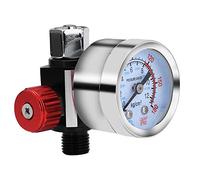 Mini Régulateur de Pression d'Air avec Jauge, Port G1/4", pour Pistolet de Pulvérisation de Peinture en Aérosol