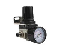 Mini régulateur de pression d'air G1/4, vanne de réduction pneumatique réglable avec manomètre for compresseur(AR2000-02)