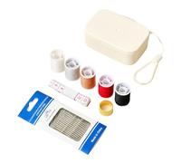 Mini Repair Kit - Portable Needle Thread Organizer for Quick Clothing Fix | Magnetic Sewing Box with Compact Storage, Handcraft Accessories, Travel Embroidery Tools for Home Office and Emergenc